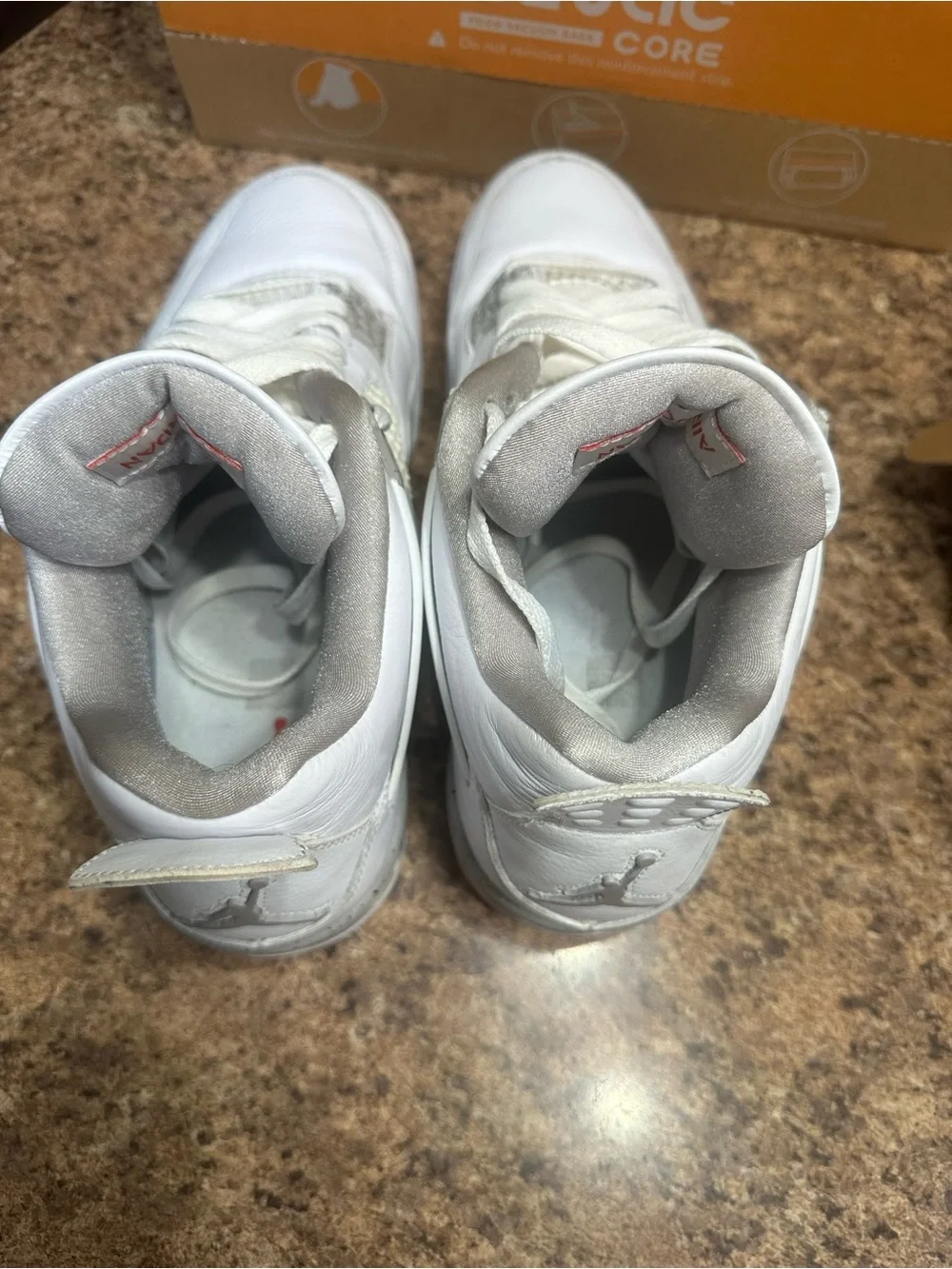 Jordan 4 Retro Mens White Oreo Shoes 10